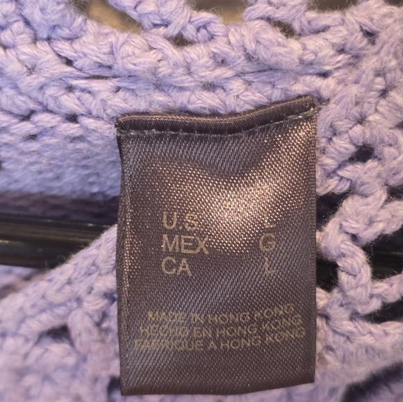 Liz Claiborne Purple V-Neck Sweater NWT - Picture 4 of 5